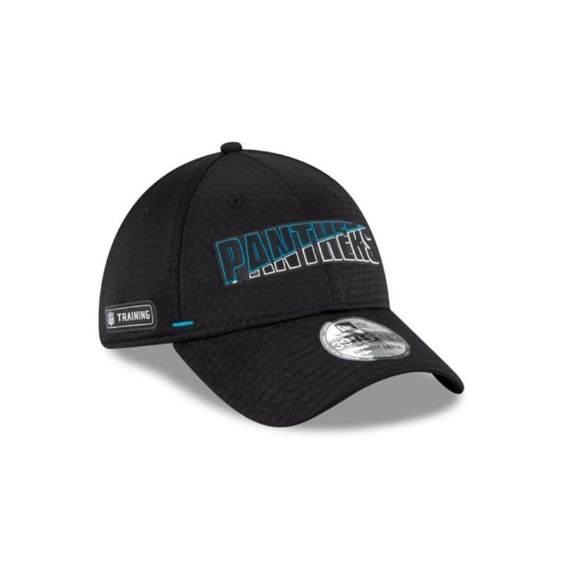 NFL Carolina Panthers Official Summer Sideline 39Thirty Stretch Fit (UQL8242) - Blue New Era Caps